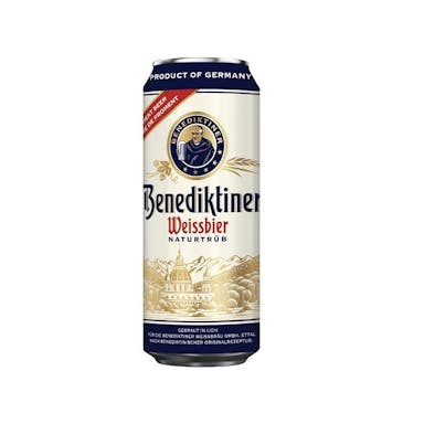 Benediktiner Weissbier naturtrub Пиво лименка 500мл