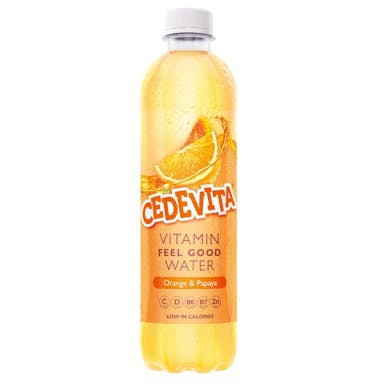 Cedevita Vitamin Water Feel Good Витаминска вода со вкус на портокал и папаја 500мл